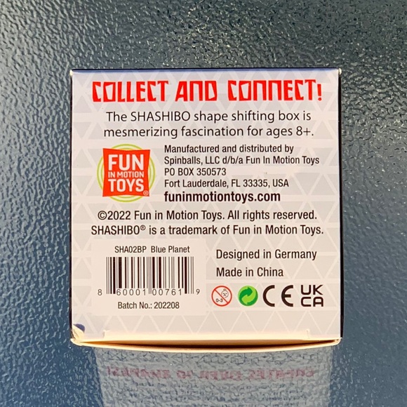 Shashibo 3D Magnet Shape-Shifting Puzzle Cube ~ Blue Planet - Picture 6 of 6